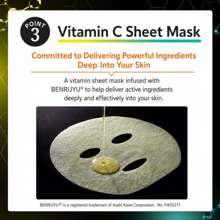 Melano CC + AZMask 7 Sheets (Vitamin C x Azelenic Acid) Japan ver
