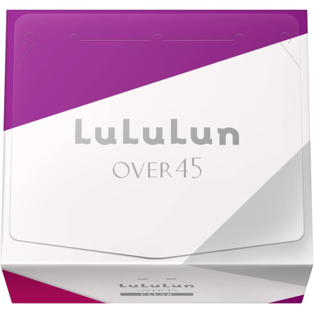 LuLuLun OVER45 Iris Blue Face Mask CLEAR 32 Sheets Japan