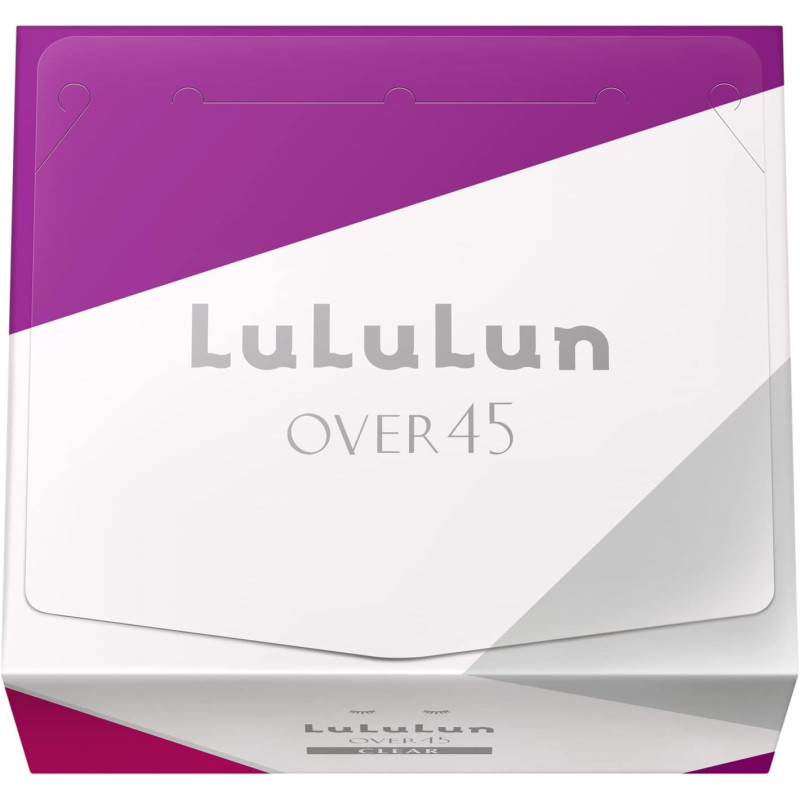 LuLuLun OVER45 Iris Blue Face Mask CLEAR 32 Sheets Japan