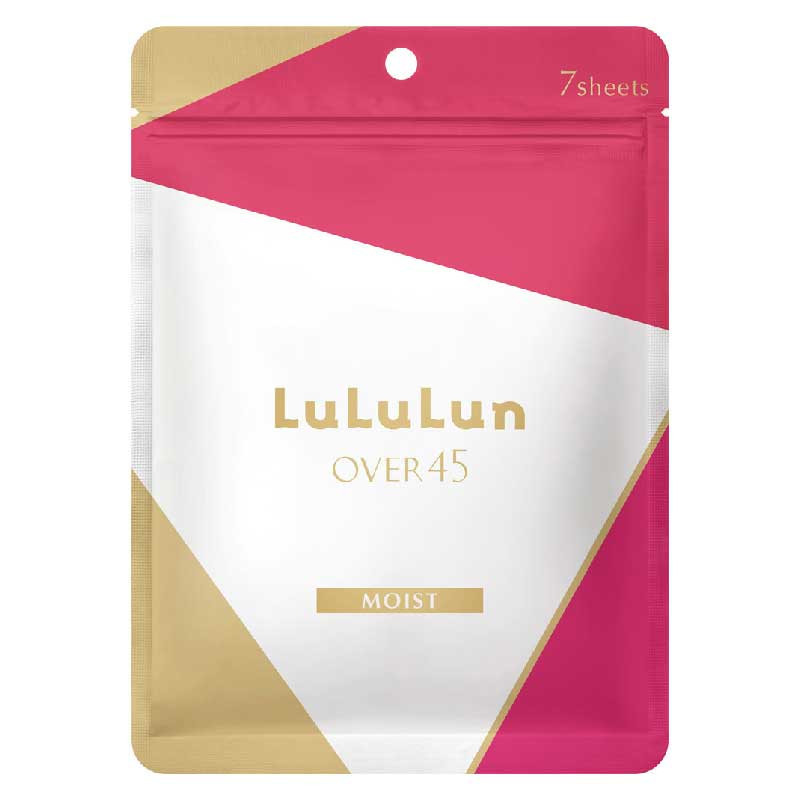 LuLuLun OVER45 Camellia Pink (Moist) 7 Sheets Japan