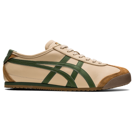 Onitsuka Tiger MEXICO 66 Beige-Grass-Green Shoes Japan Fashion