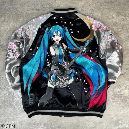 Karakuridama [Hatsune Miku] Cherry Blossoms in Full Bloom Reversible Sukajan Jacket