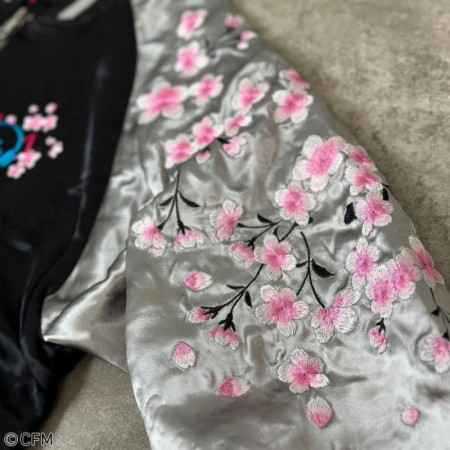 Karakuridama [Hatsune Miku] Cherry Blossoms in Full Bloom Reversible Sukajan Jacket