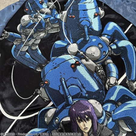 Karakuri Tamashii [Ghost in the Shell / STAND ALONE COMPLEX] Reversible Sukajan Jacket
