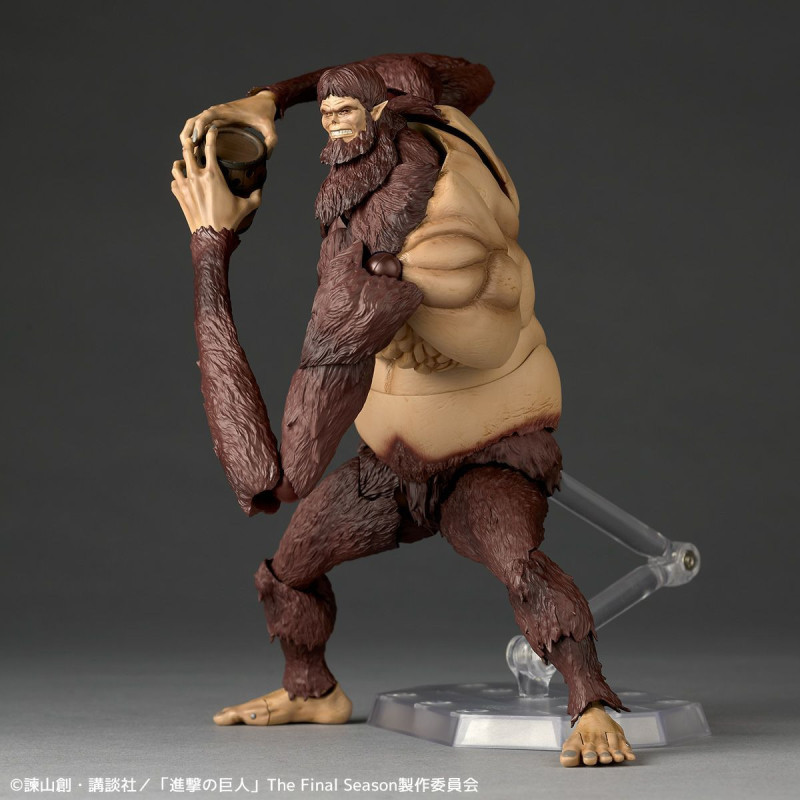 Revoltech Attack on Titan Beast Titan Amazing Yamaguchi Japan Figure