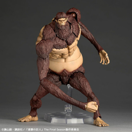 Revoltech Attack on Titan Beast Titan Amazing Yamaguchi Japan Figure